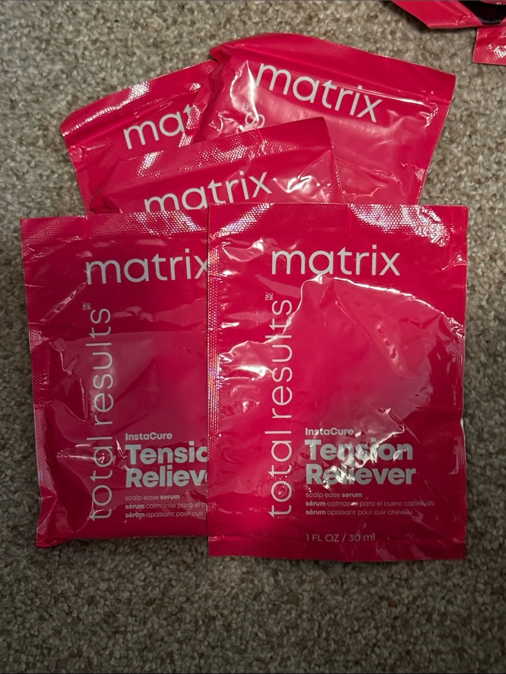 5 Matrix Total Results InstaCure Tension Reliever Sachets
